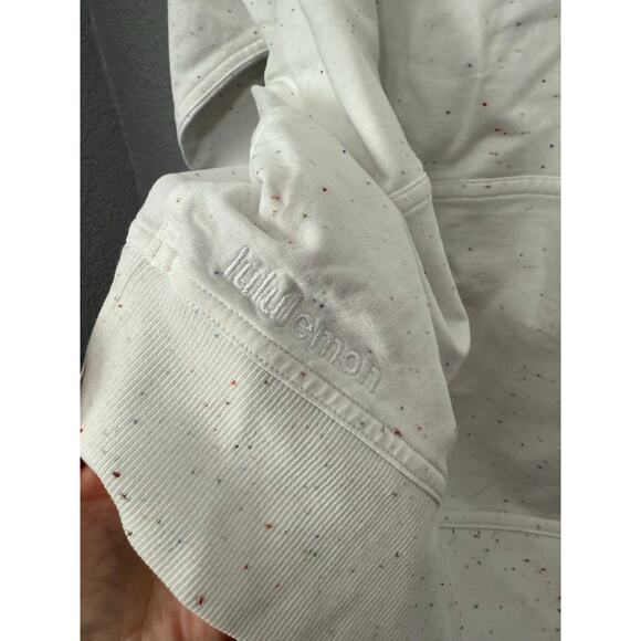 Lululemon LA Back in Action Crewneck - White Confetti - Picture 5 of 5